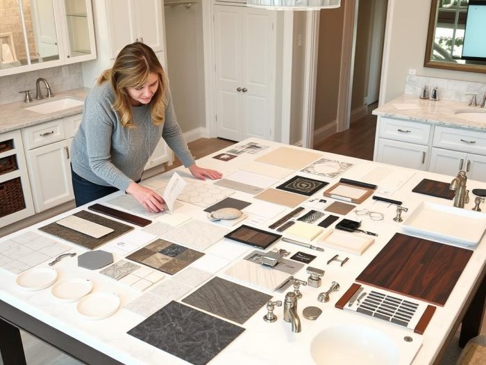 Bathroom material selection process with Seabrook homeowner Bathroom material selection process with Seabrook homeowner