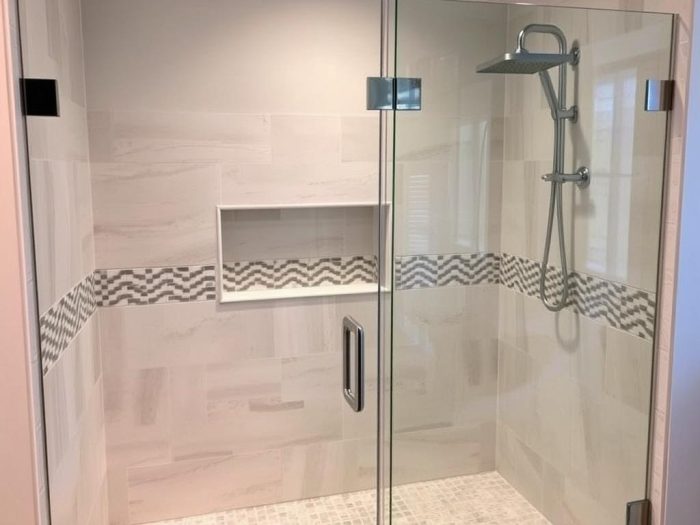 Custom glass shower installation by bathroom remodeler in Seabrook Tx Custom glass shower installation by bathroom remodeler in Seabrook Tx