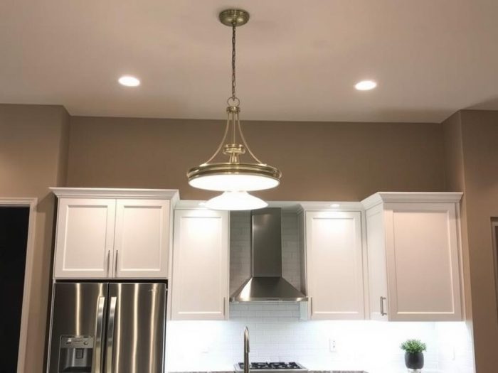 Kitchen lighting design for League City home renovation Kitchen lighting design for League City home renovation