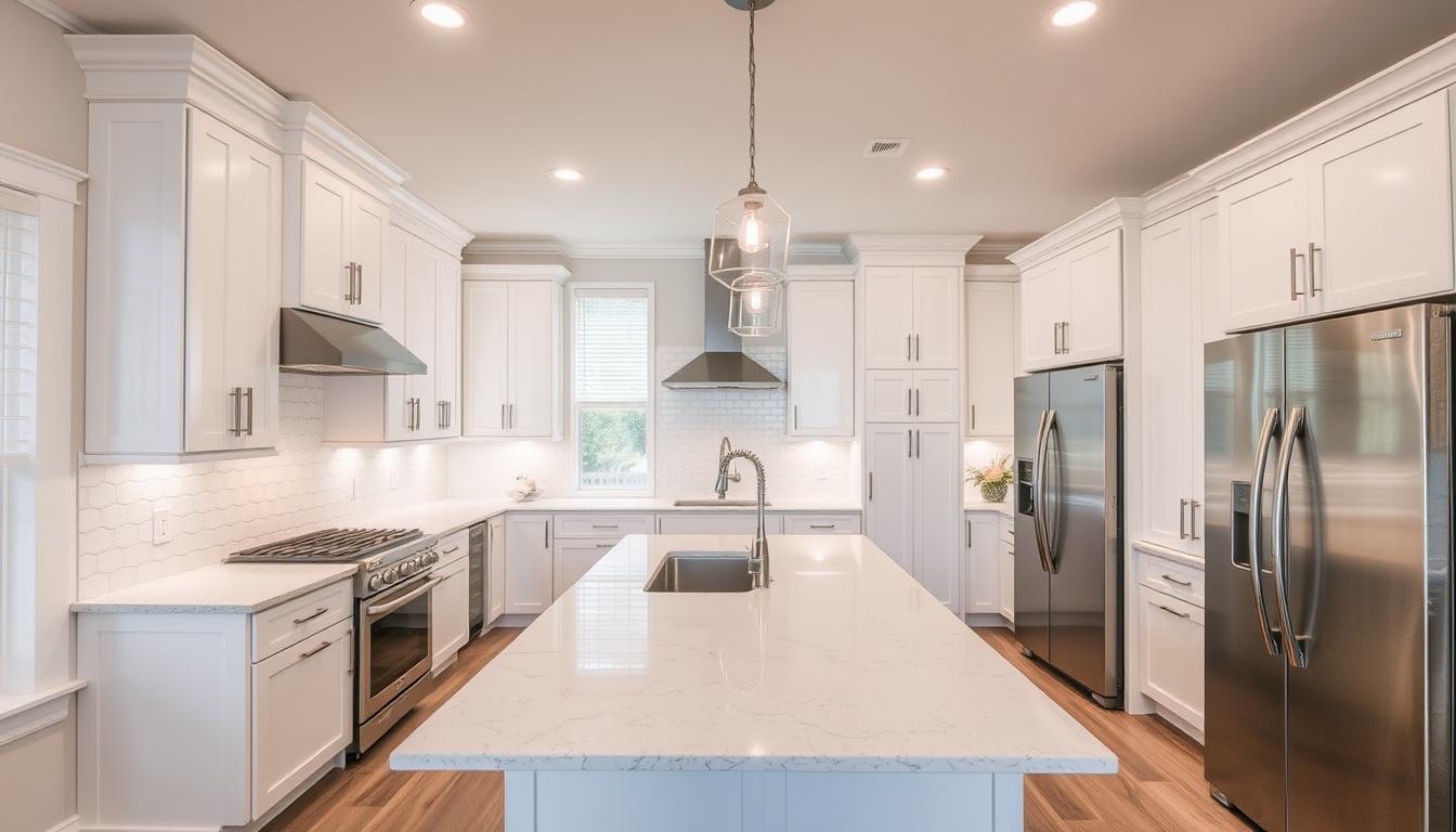 Modern kitchen remodel by Clear Lake best kitchen and bathroom contractors