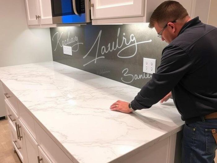 Premium countertop installation for kitchen remodel in Clear Lake Texas