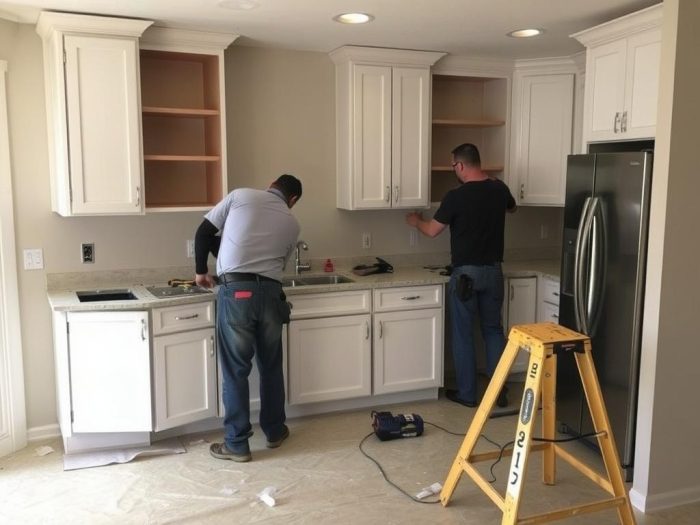 Professional kitchen installation in League City home Professional kitchen installation in League City home