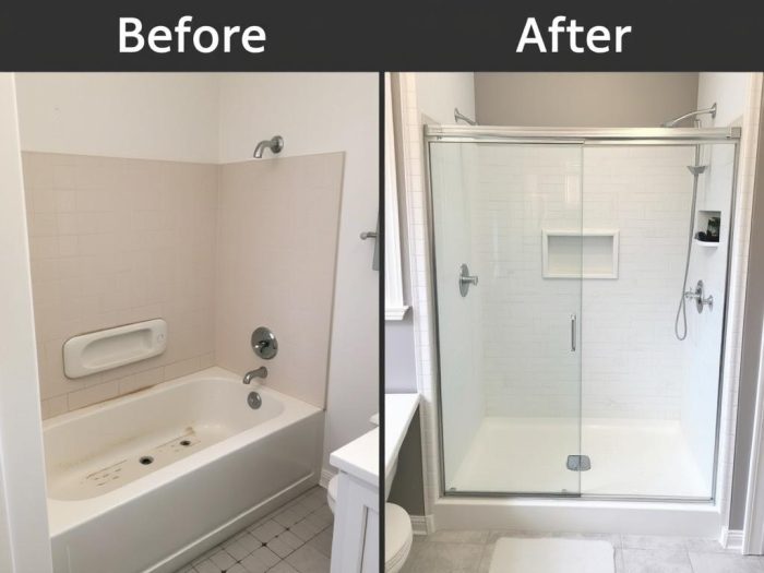 Tub to shower conversion by Bathroom Remodeler Serving League City Tx Tub to shower conversion by Bathroom Remodeler Serving League City Tx